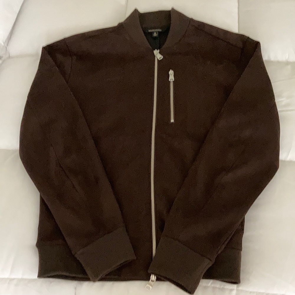 Banana Republic Suede Zip Jacket